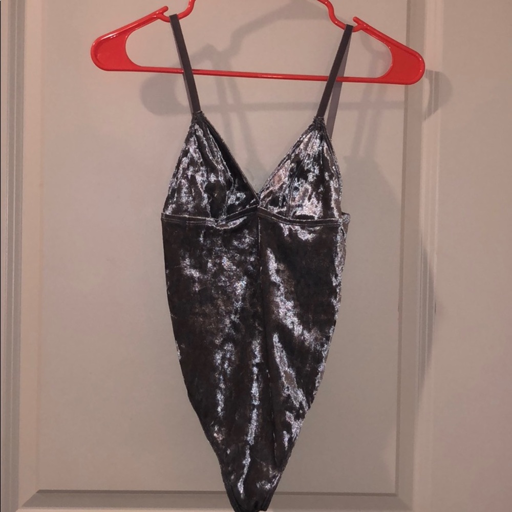 Velvet body suit